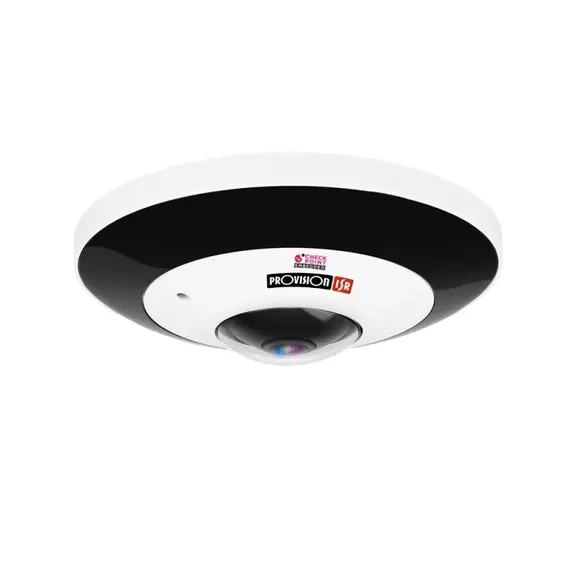 PROVISION-ISR 6MP vandálbiztos 360 fokos halszem kamera