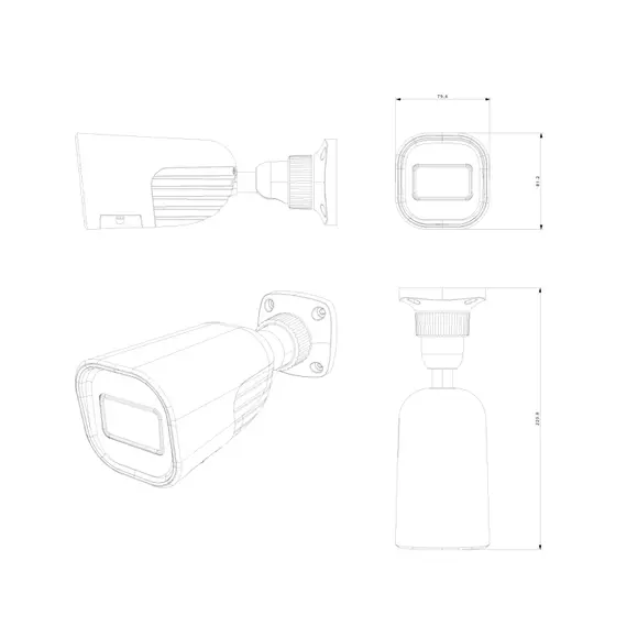 PROVISION-ISR H.265 S-Sight Series Bullet Kamera