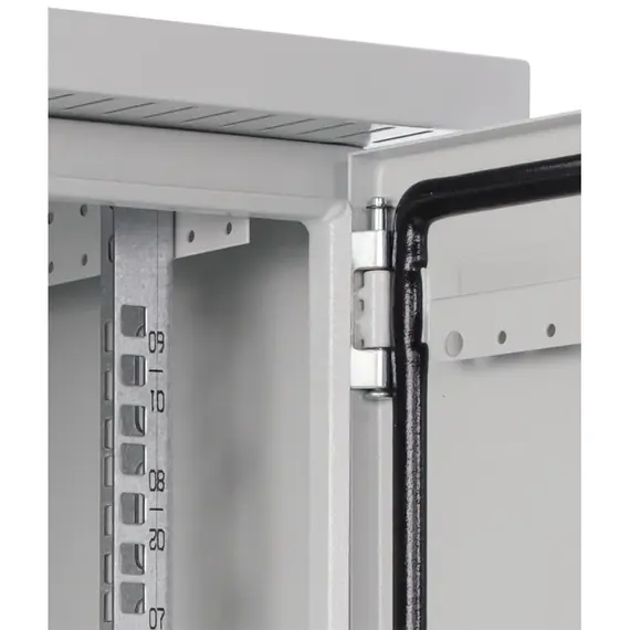 PULSAR 6U / 19” RACK cabinet, wall mounted, vandal-resistant, grey, 600x400