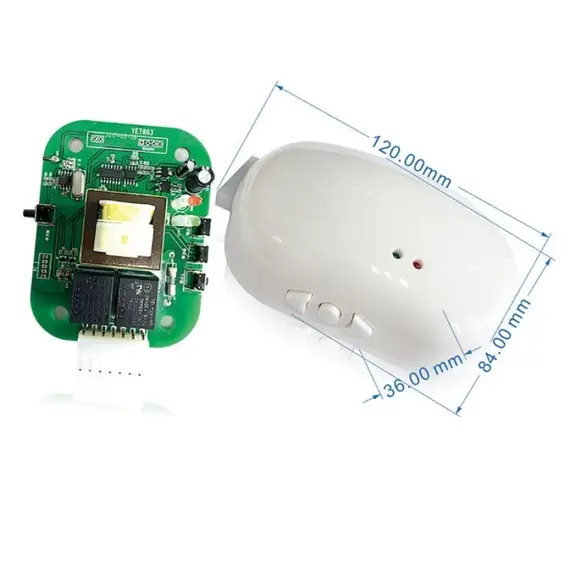TIGERMAT YET863WTR – Intelligens Wi-Fi + RF Csőmotor Vezérlés (Tuya App verzió)